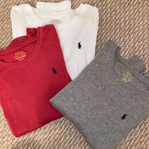 3 Ralph Lauren long sleeve shirts